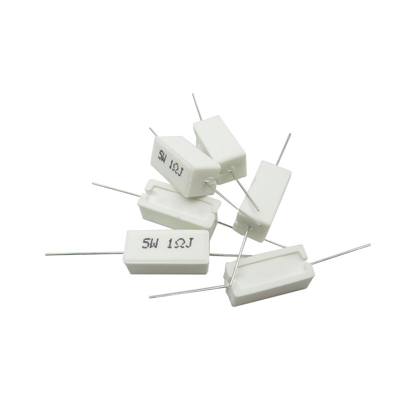 Original SQP High Power Wirewound Resistor 5W 10W 20W 100W 47 50 100 ohm Ceramic Cement Resistor