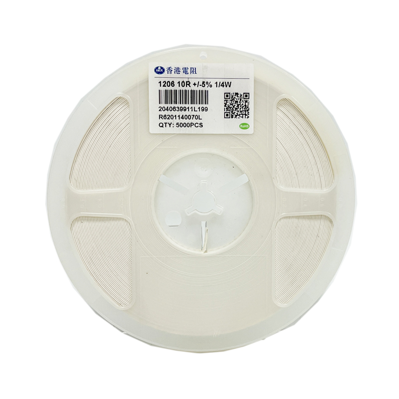 resistor manufacturer HKR SMD 1206J 10ohm 5% high quality for meters security lighting 