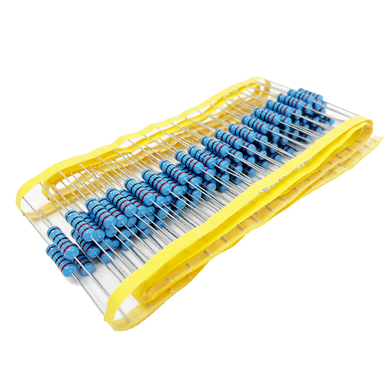 Green Protective Blue Metal Glaze Coated Resistor