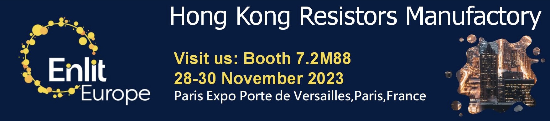 Participate in Enlit Europe 2023 Exhibition from November 28-30, 2023. Please visit our Booth No. 7.2M88