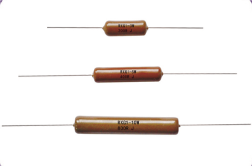 HKR brand resistor manufacturer RXG1 high power silicone resistor fixed through hole type 