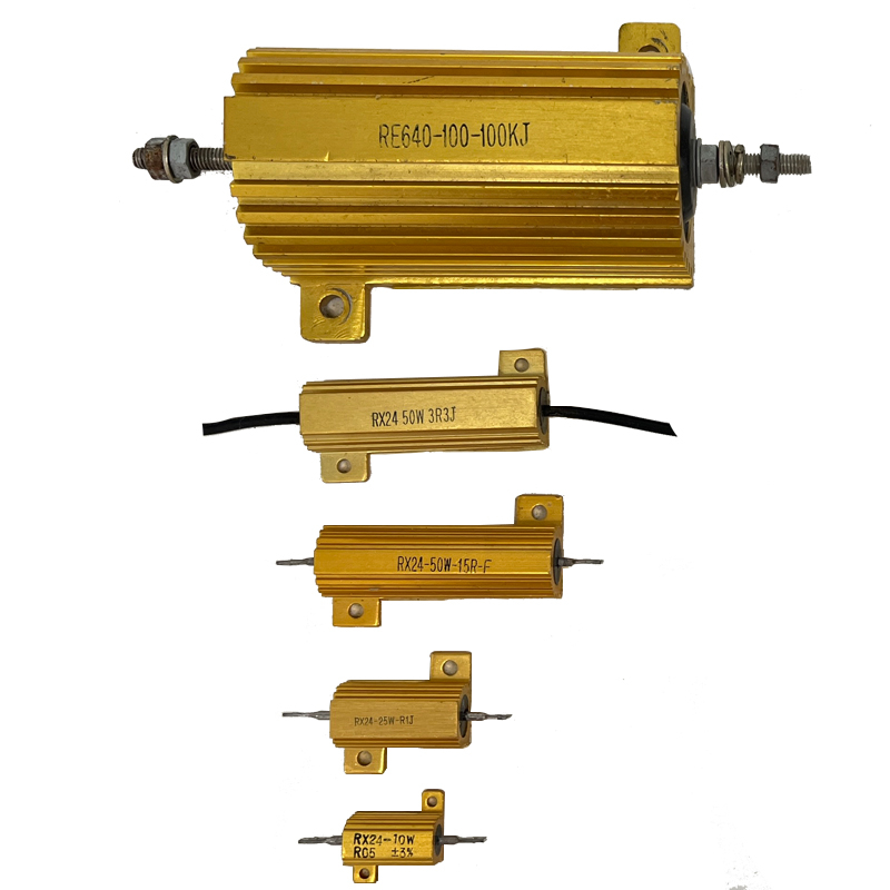 10KW-50KW Gold Aluminum variable fixed wirewound power resistors
