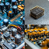 Blue Ceramic Protective Metal Glaze Coated Resistor