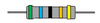 Blue Ceramic Protective Metal Glaze Coated Resistor