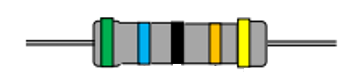 Blue Ceramic Protective Metal Glaze Coated Resistor